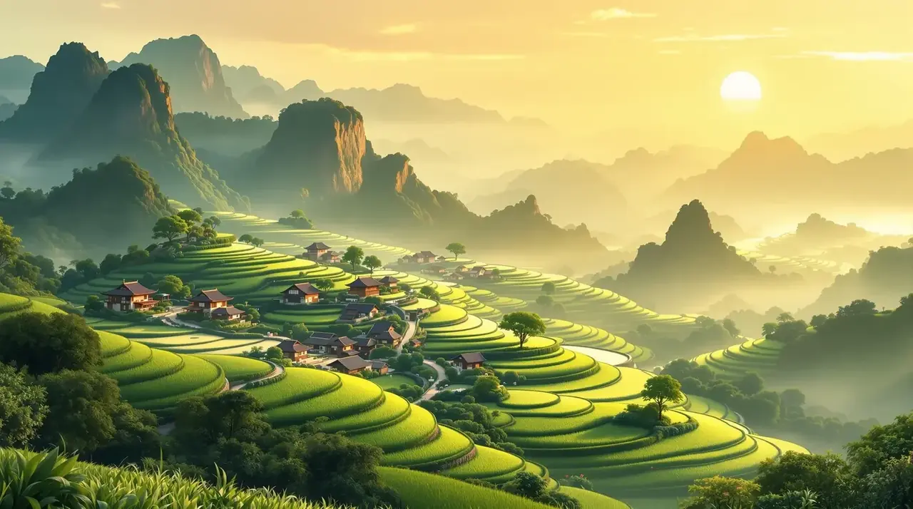 黄果短剧首页精选《山那边的灯火》剧集海报